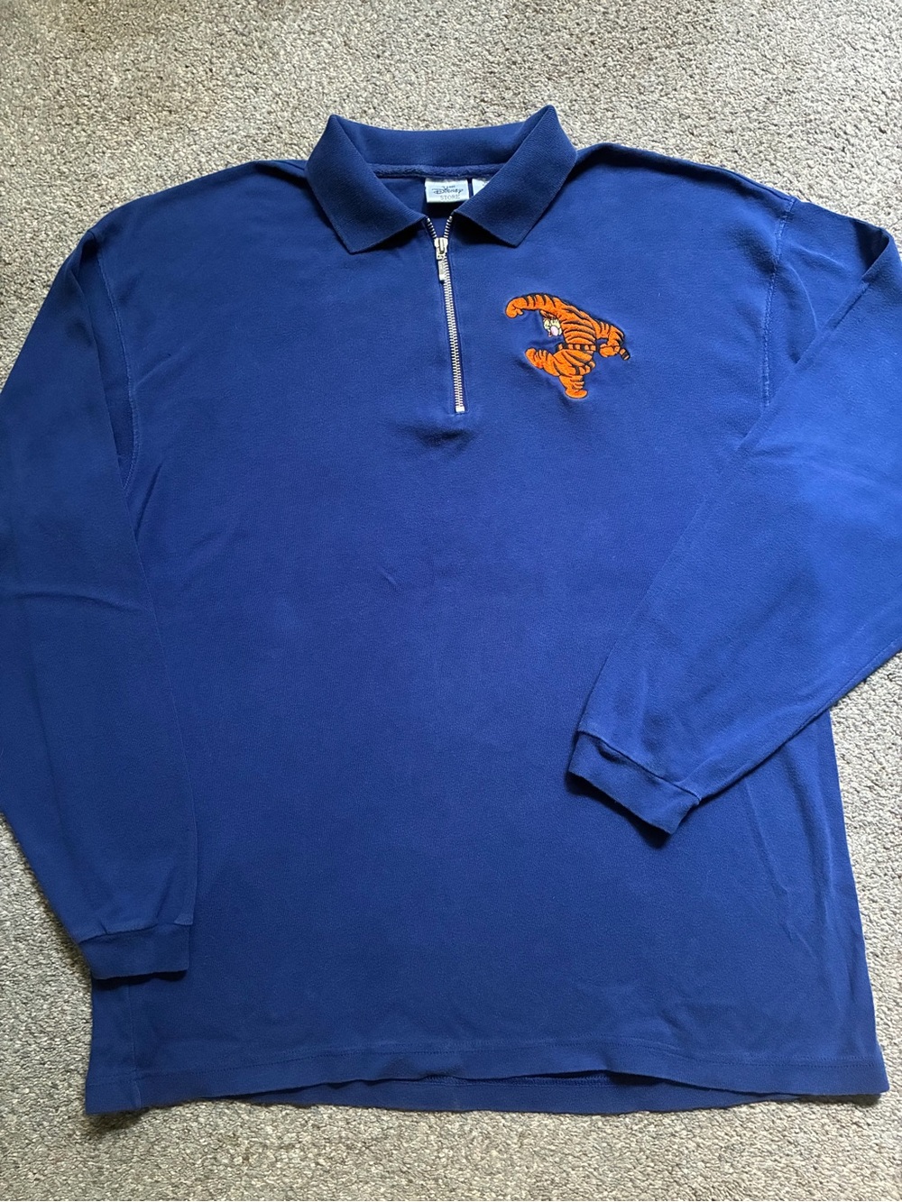 Vintage Tigger Quarter Zip Pullover (L)